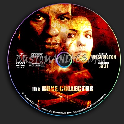 The Bone Collector dvd label