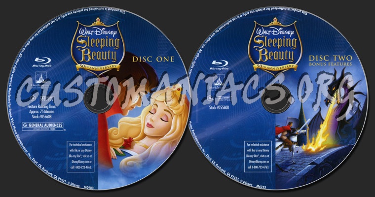 Sleeping Beauty blu-ray label