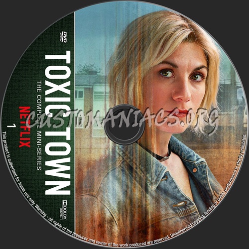 Toxic Town Season 1 dvd label