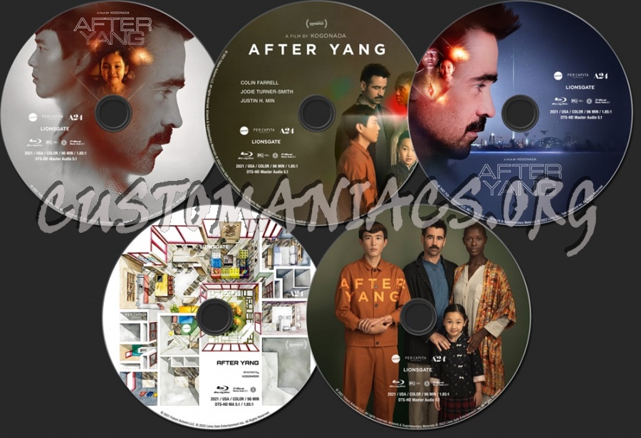 After Yang (2021) blu-ray label
