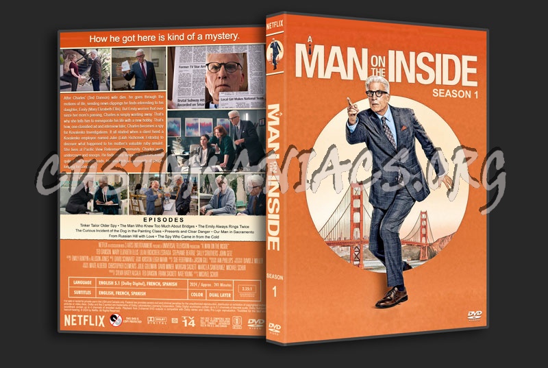 A Man on the Inside - Season 1 dvd cover