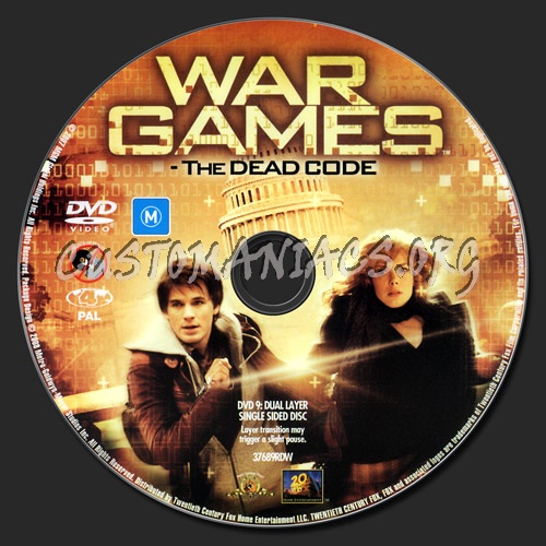 WarGames - The Dead Code dvd label