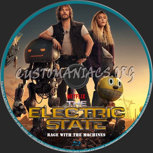 The Electric State blu-ray label