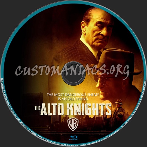 The Alto Knights blu-ray label
