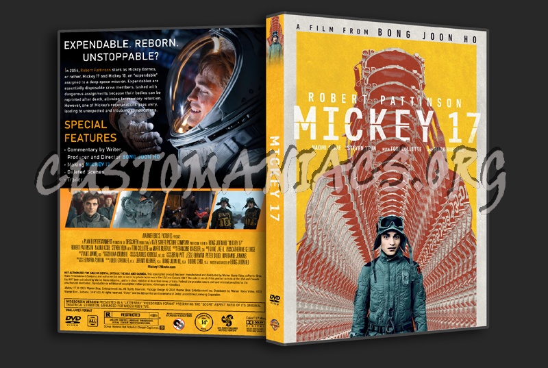 Mickey 17 dvd cover