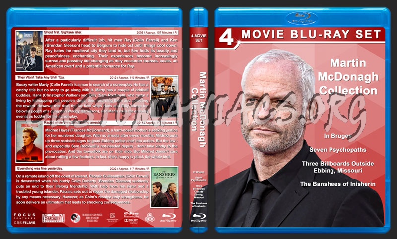 Martin McDonagh Collection blu-ray cover