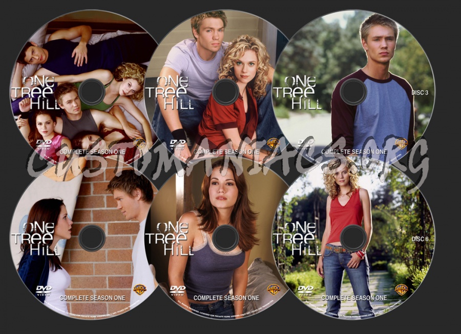 One Tree Hill Season 1 dvd label