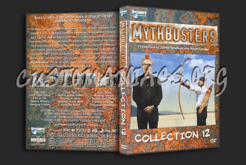 Mythbusters Collection 12 dvd cover