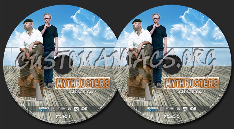 Mythbusters Collection 7 dvd label