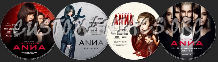Anna (2019) blu-ray label