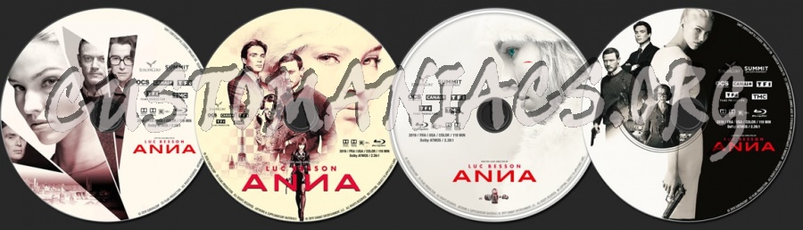 Anna (2019) blu-ray label