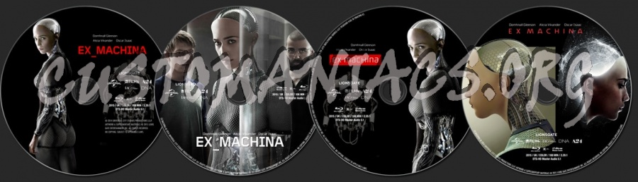 Ex Machina (2014) blu-ray label