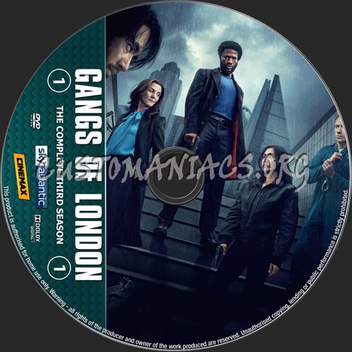 Gangs Of London Season 3 dvd label