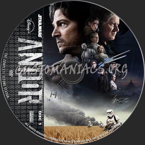 Andor Season 2 dvd label