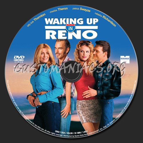 Waking Up in Reno (2002) dvd label