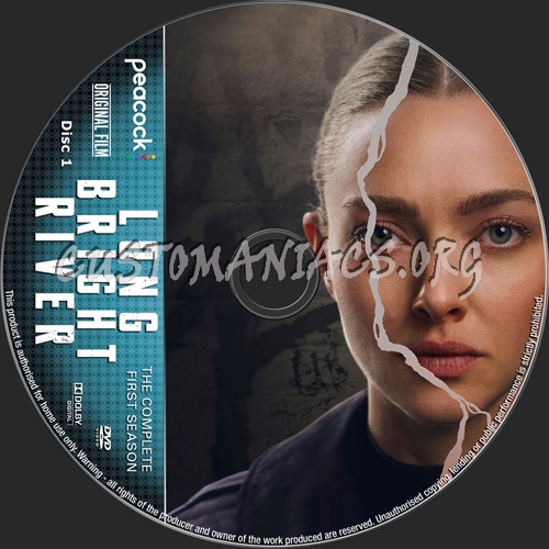 Long Bright River Season 1 dvd label