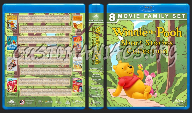 Winnie the Pooh Short Stories Collection blu-ray cover