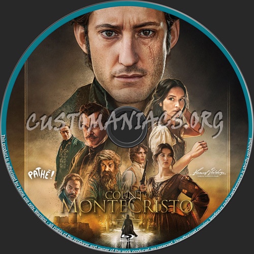 The Count Of Monte Cristo blu-ray label