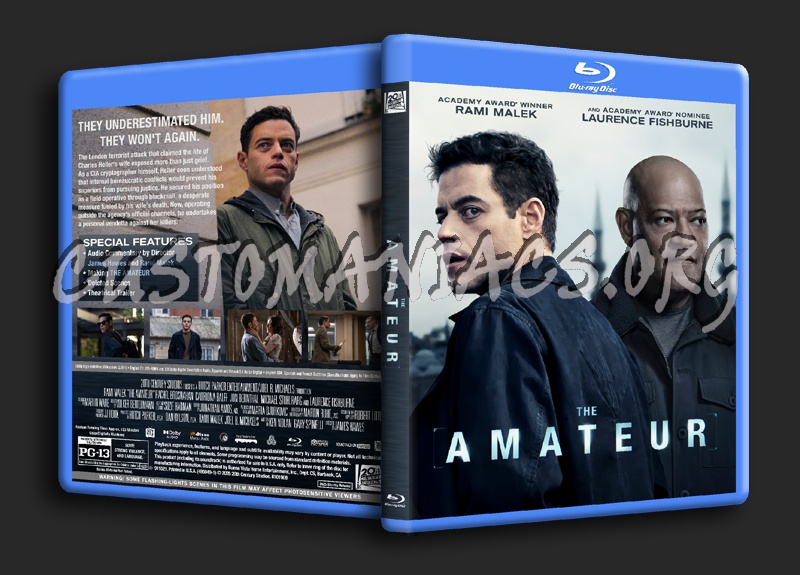 The Amateur blu-ray cover
