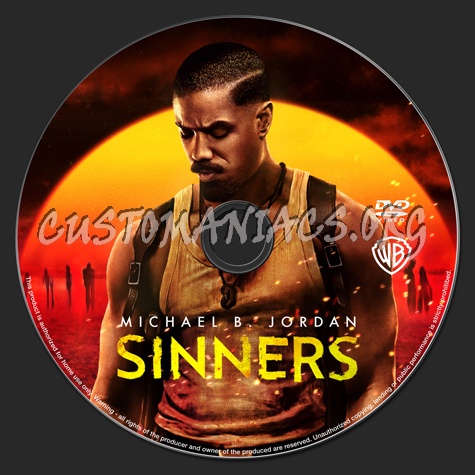 Sinners dvd label