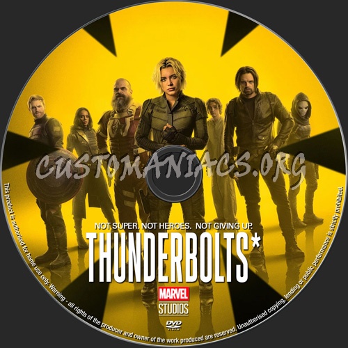 Thunderbolts* dvd label