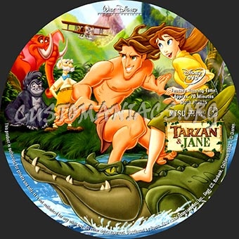 Tarzan & Jane dvd label