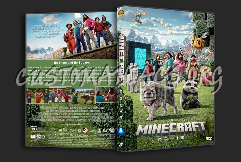 A Minecraft Movie (2025) dvd cover