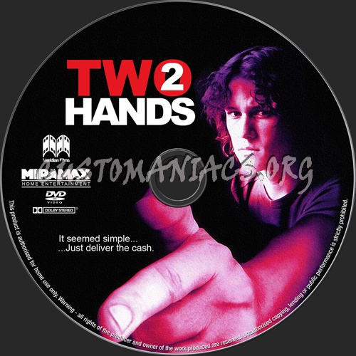 Two Hands dvd label