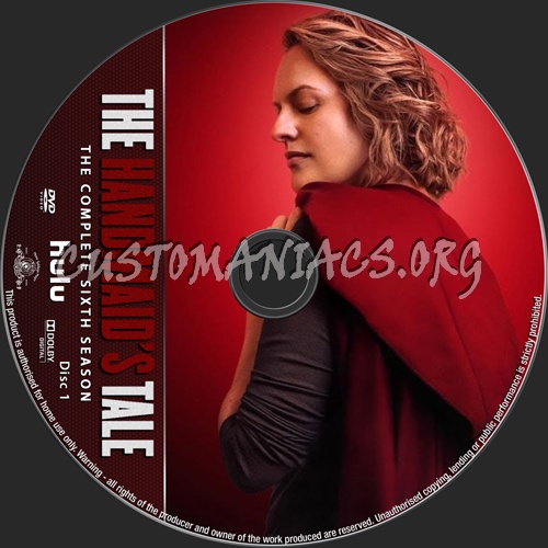 The Handmaid's Tale Season 6 dvd label