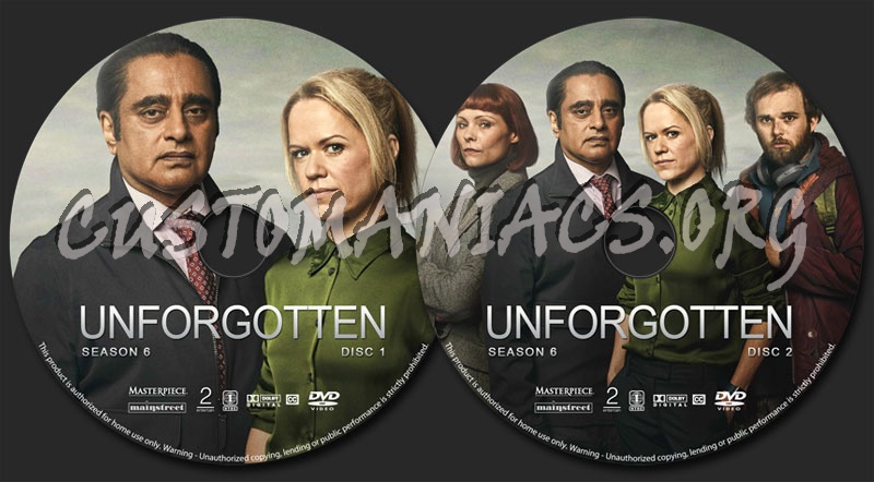 Unforgotten - Season 6 dvd label