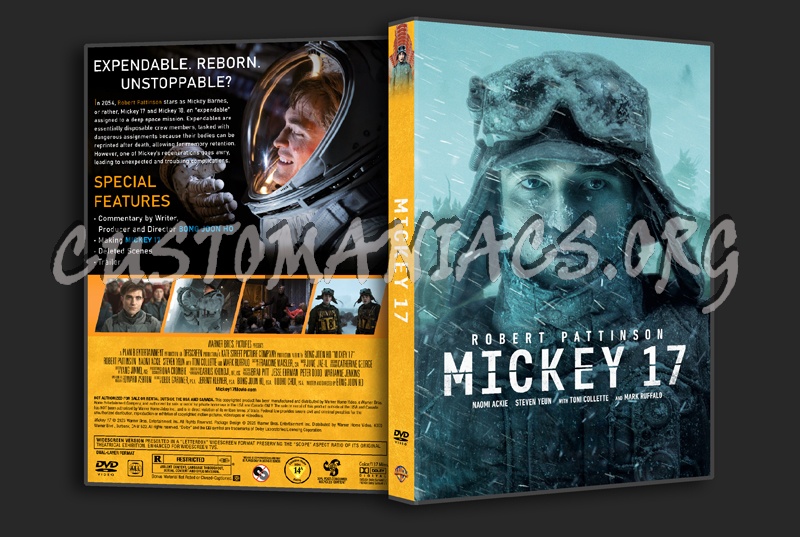 Mickey 17 dvd cover