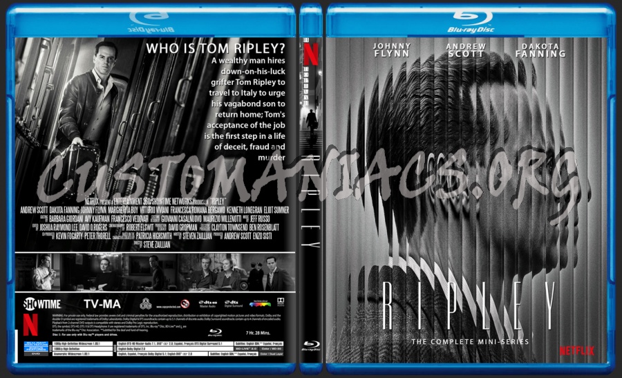 Ripley Season 1 blu-ray cover