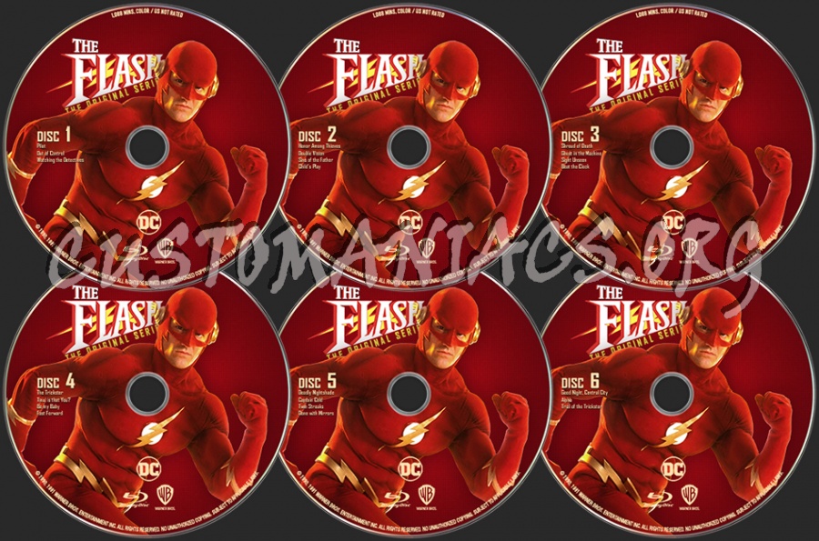 The Flash (1990) blu-ray label