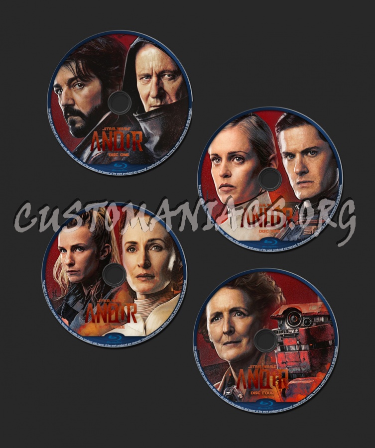 Andor Season 1 blu-ray label