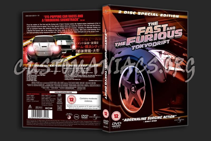 The Fast and the Furious Tokyo Drift dvd cover