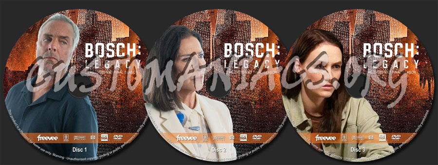 Bosch: Legacy - Season 3 dvd label