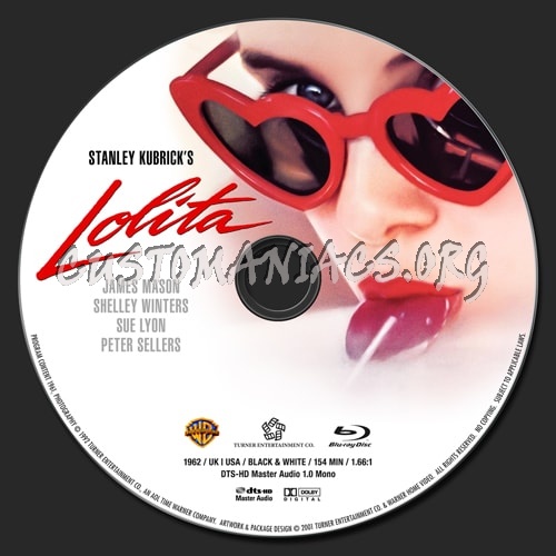 Lolita (1997) blu-ray label