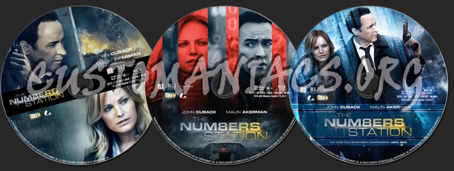 The Numbers Station (2013) blu-ray label