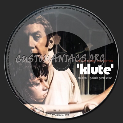 987 - Klute dvd label