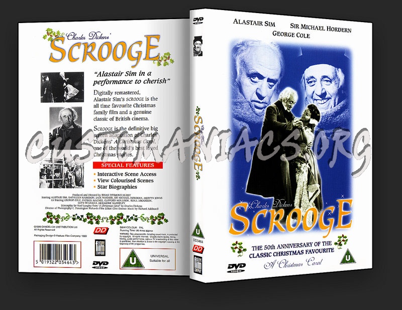 Scrooge - A Christmas Carol dvd cover