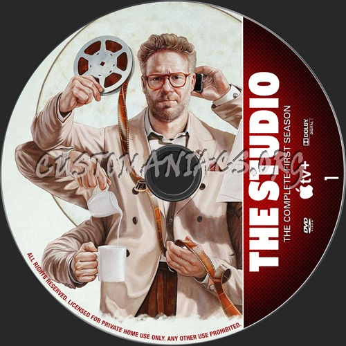 The Studio Season 1 dvd label