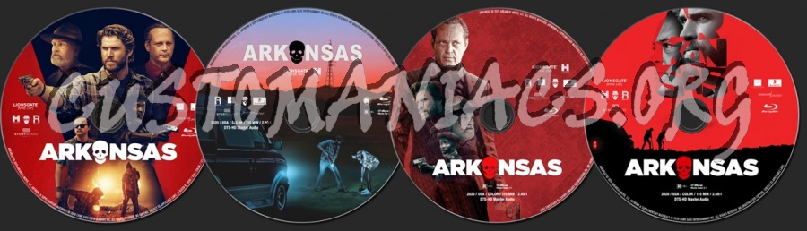 Arkansas (2020) blu-ray label