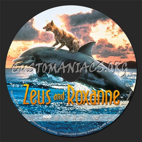 Zeus and Roxanne (1997) dvd label
