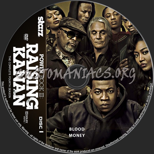 Power Book III Raising Kanan Season 4 dvd label