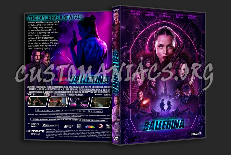 Ballerina:From The World Of John Wick dvd cover