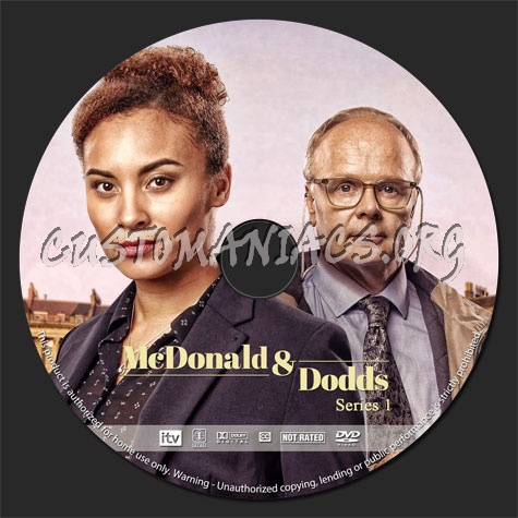 McDonald & Dodds - Series 1 dvd label