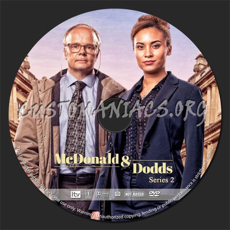 McDonald & Dodds - Series 2 dvd label