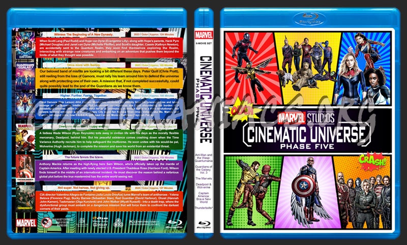 Marvel Studios Cinematic Universe - Phase 5 blu-ray cover