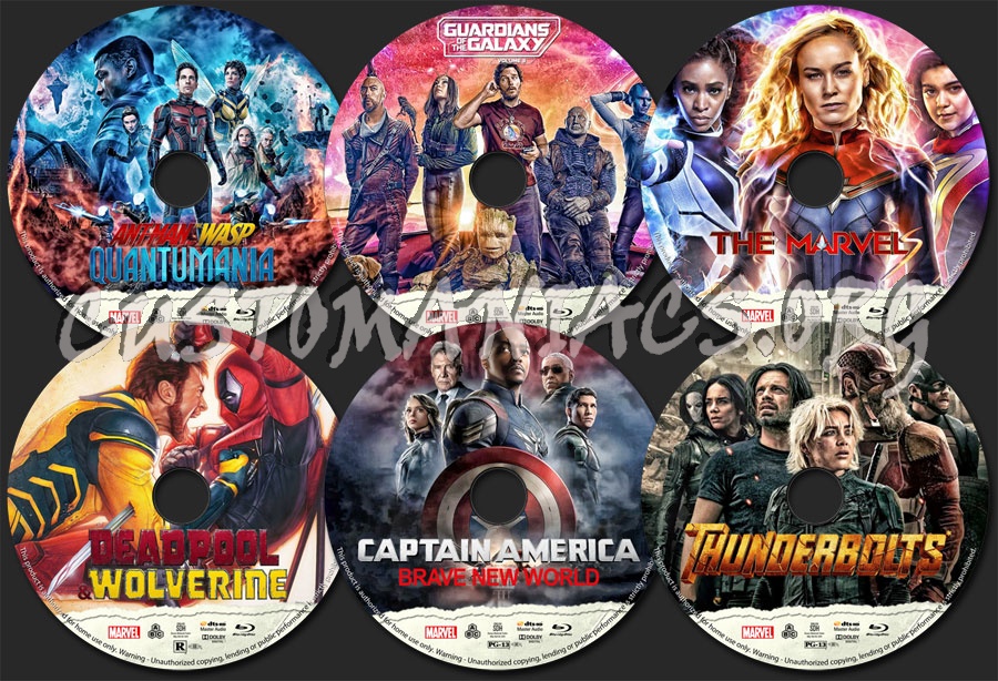 Marvel Studios Cinematic Universe - Phase 5 blu-ray label