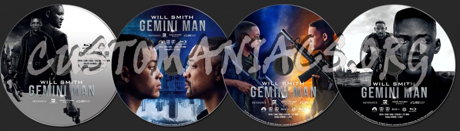 Gemini Man (2019) blu-ray label